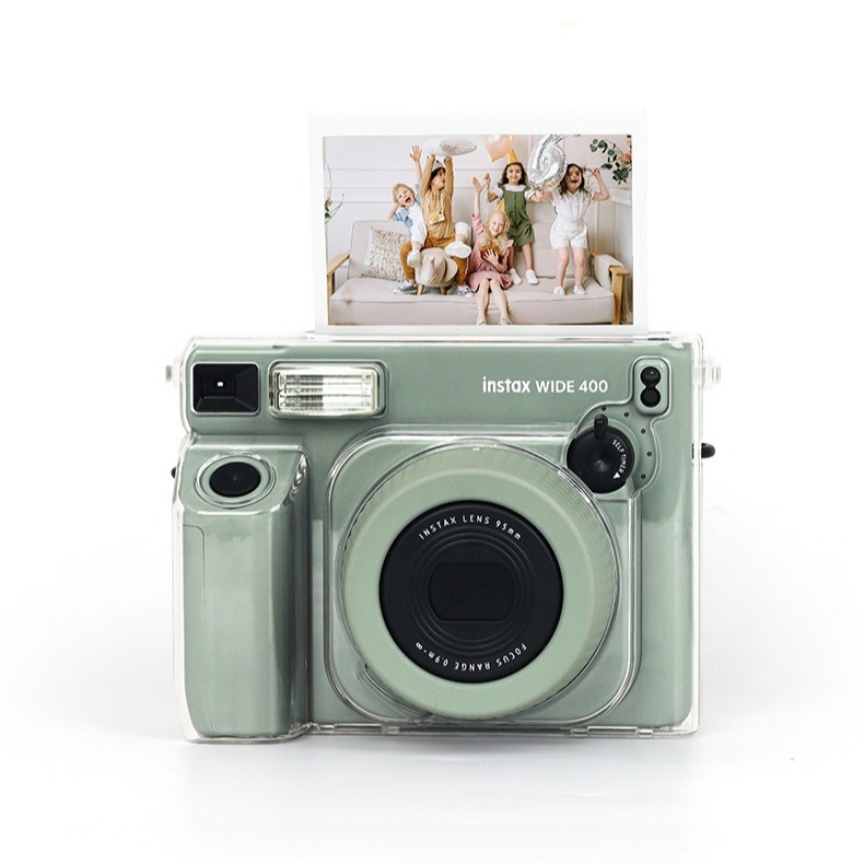 [Film Lab] เคสใส Instax Wide 400 เคสกล้อง เคสป้องกันกล้อง กับสายคล้อง CAA69