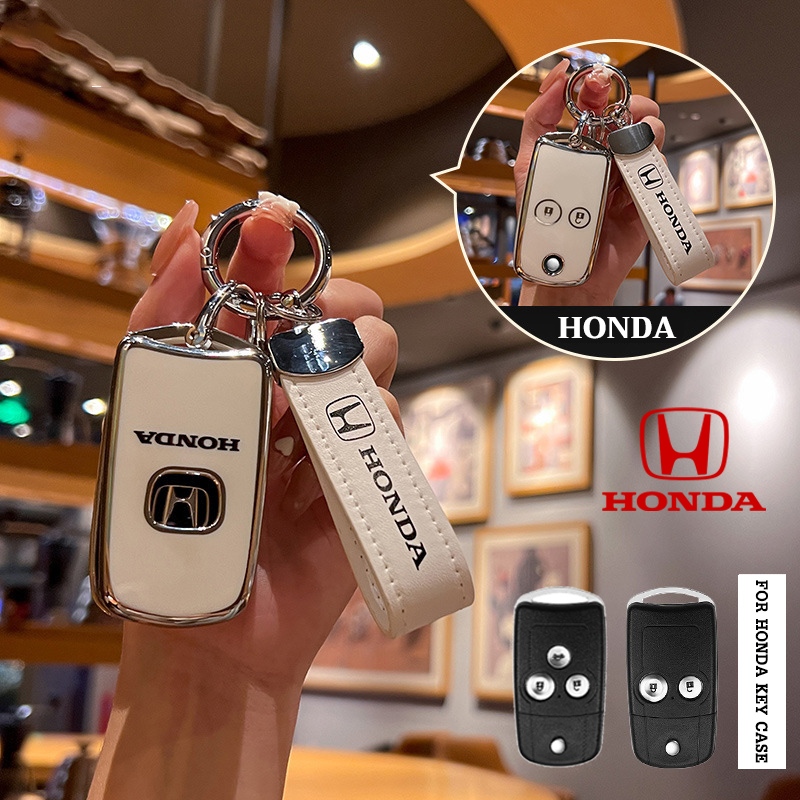 Honda อุปกรณ์เสริมกุญแจรถเหมาะสําหรับ HONDA CRV Gen4/CIVIC/CRV G4 2.0/accord G8 Key Case