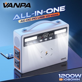 VANPA แบบพกพา Power Station 400 W/700 W/1200 W Pure Sine Wav…