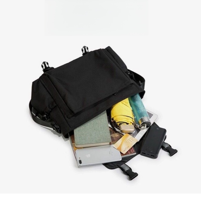 Blue Archive กระเป๋าสะพายอะนิเมะ สินค้า สีขาว Alice Hoshino Messenger กระเป๋าผู้ชายผู้หญิงกระเป๋าเป้สะพายหลังลําลอง