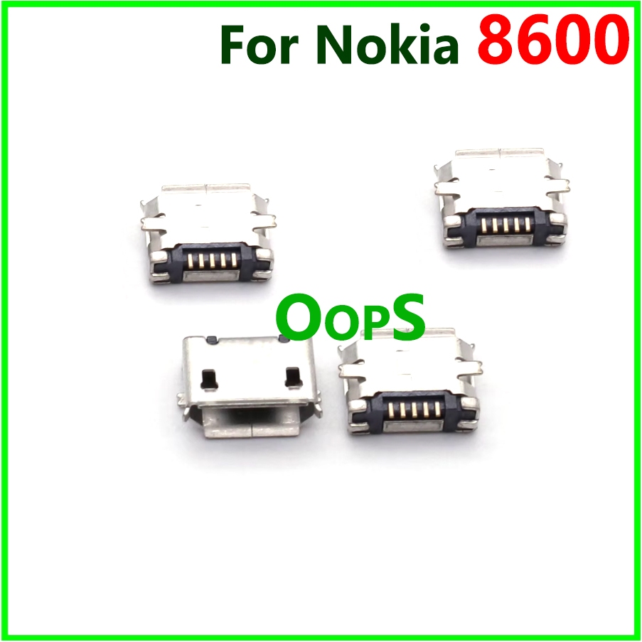 10 ชิ้น-50 ชิ้นปลั๊ก USB พอร์ตชาร์จสําหรับ Nokia 8600 Charger Pin พอร์ตปลั๊กเชื่อมต่อ