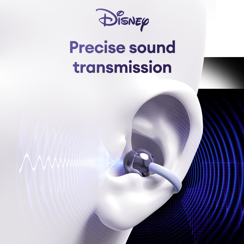 Disney QS-T31 หูฟังบลูทูธหูฟังไร้สายกีฬากันน้ําไฮไฟสเตอริโอ Smater Touch