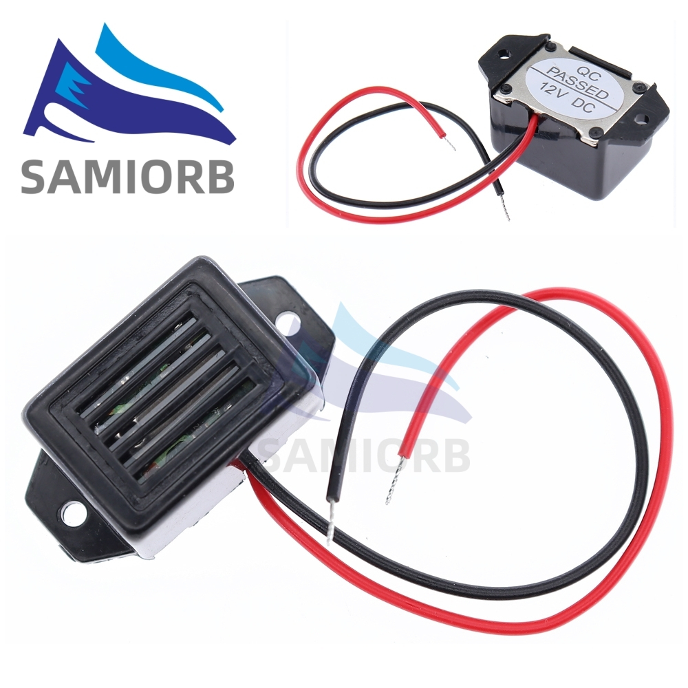 Alarm Buzzer DC 12V 85dB Mini Electronic Alarm Buzzers คงที่โทน