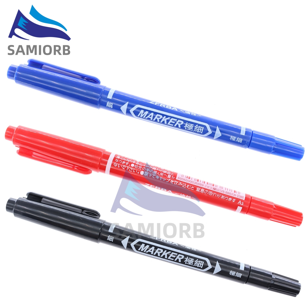 Samirob สมาร์ทอิเล็กทรอนิกส์ CCL Anti-embling PCB แผงวงจรหมึก Marker ปากกาคู่สําหรับ DIY PCB