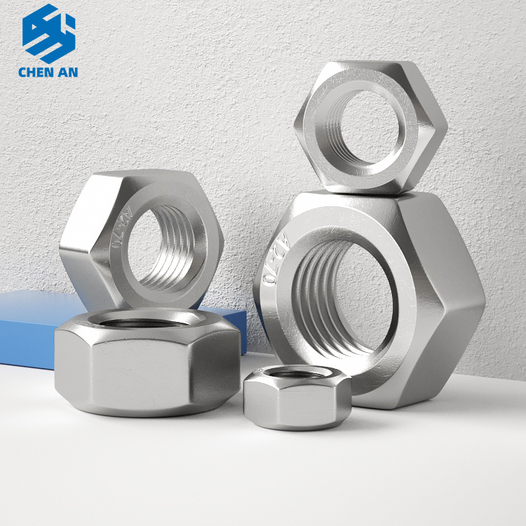 Hex Nut หกเหลี่ยม Nat สําหรับ Bolt สกรู Skru- M1 M2 M3 M4 M5 M6 M8 M10 M12 M14 304 สแตนเลสหกเหลี่ยม Nut DIN934 อิเล็กทรอนิกส์ยานยนต์