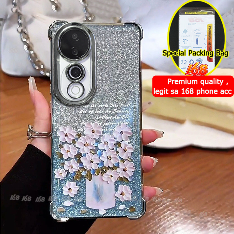 เคส Vivo V40 V30 Y200 V29 V27 5G เคส Vivo V30 V40 V25 Pro ใสเยลลี่นุ่มกันกระแทกกรณีสีน้ํามันเงางามดอกไม้ขนาดเล็กพร้อมเลนส์กล้องป้องกันกระเป๋าสตางค์โทรศัพท์หนาถุงลมนิรภัย
