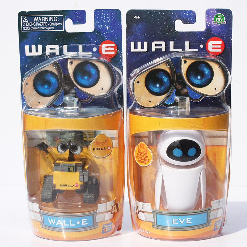 1 ชิ้น 6-9 ซม.WALL.E หุ่นยนต์ EVE Detection หุ่นยนต์ Blister กล่อง PVC Action Figures คอลเลกชันของเล่นตุ๊กตาเด็กวันเกิดคริสต์มาสของขวัญ