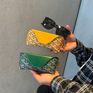 ใหม่แฟชั่นย้อนยุคพิมพ์แว่นตากรณี ไม่จํากัดเพศ แว่นตากันแดดกร…