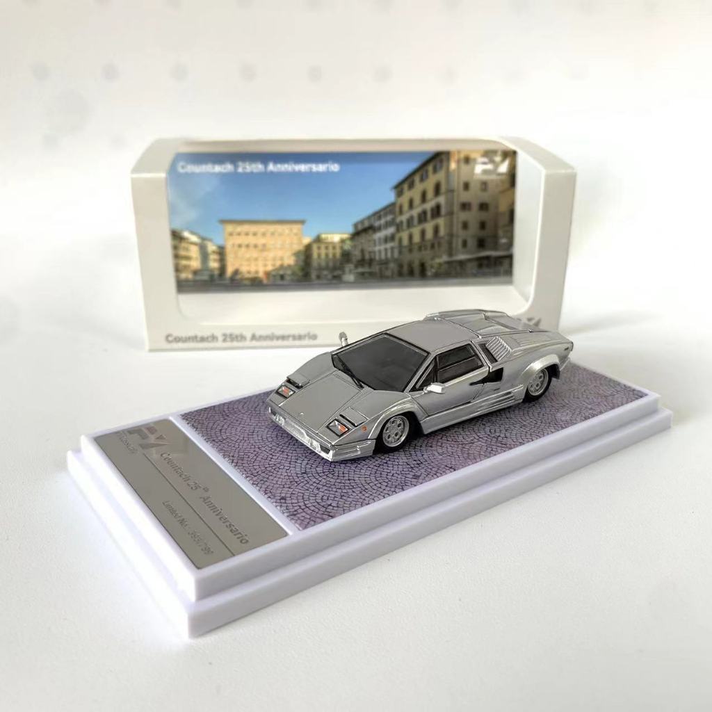 Finclassically 1:64 รุ่นรถ Countach LP5000 Alloy Die-Cast Sport Vehicle Collection