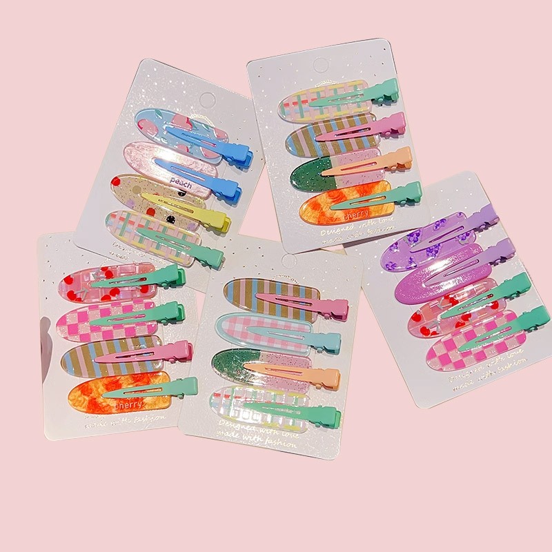 ฤดูร้อนเกาหลี ไร้ร่องรอย กิ๊บติดผม ผู้หญิง 2024 ใหม่หน้าผากด้านข้างผมหักหน้าม้ากิ๊บติดผมน่ารัก หมวก