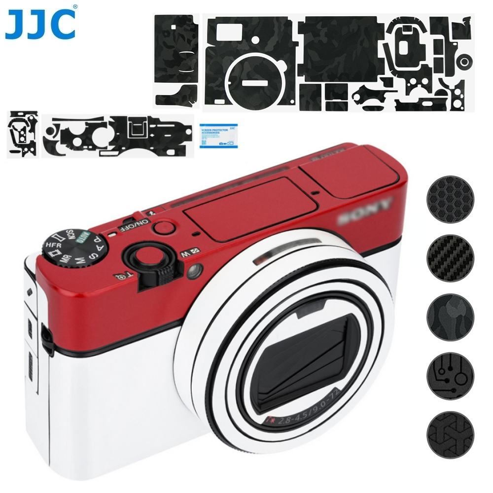 JJC Sony RX100VII สติกเกอร์ตกแต่งผิวกล้องสําหรับ Sony RX100VII RX100M7 กล้อง ป้องกันรอยขีดข่วน ฟิล์ม
