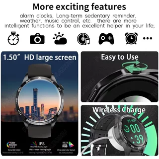 LIGE GT4 Pro สมาร์ทวอท์ช Original Men กีฬากันน้ำฟิตเนส Tracker บลูทูธสร้อยข้อมือสมาร์ท ECG Health Monitor Smartwatch สำหรับ Android IOS
