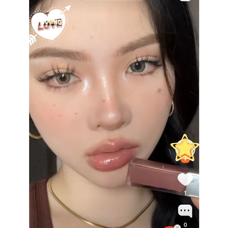 Czel Moisturizing Lip essence Mirror Glitter Lip Glaze ลิปกลอส ให้ความชุ่มชื้นและง่ายต่อการสี 8.5g