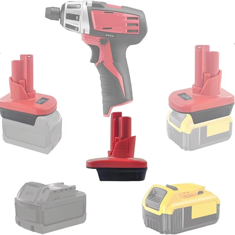 อะแดปเตอร์แปลงแบตเตอรี่สําหรับ Makita/DeWalt 18V 20V Li-Ion แบตเตอรี่ Milwaukee 12V Li-Ion แบตเตอรี่