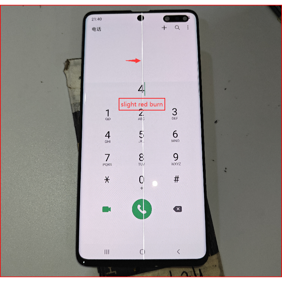 6.7 จอแสดงผล LCD พร้อม dot line รอยขีดข่วนเหมาะสําหรับ SAMSUNG S10 5G SM-G977 G977U G977N G977B/S จอแสดงผล LCD Touch Screen Digitizer Assembly Replacement