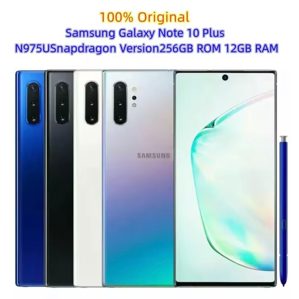 Samsung Galaxy Note 10+ / Note 10 Plus สมาร์ทโฟน 12GB Ram+256GB Rom Single Sim Snapdragon 855 โทรศัพ