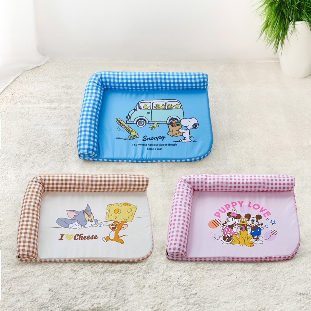 ที่นอนสัตว์เลี้ยง snoopy การ์ตูนรูปแบบ Kennel Cat Bed Four Seasons Universal ที่ถอดออกได้เตียงสัตว์เ
