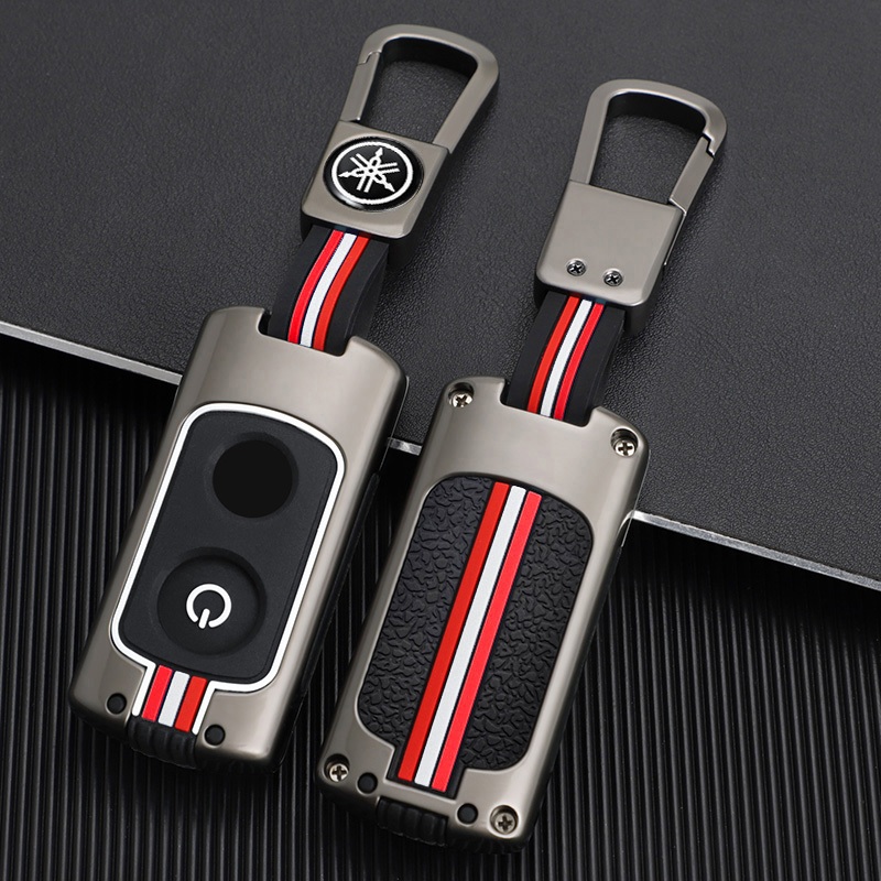 เคสรีโมตกุญแจรถยนต์ โลหะผสม อุปกรณ์เสริม สําหรับ Yamaha Nmax 2021 2022 NVX NVX155 XMAX XMAX300 QBIX AEROX JAUNS 2018 2019