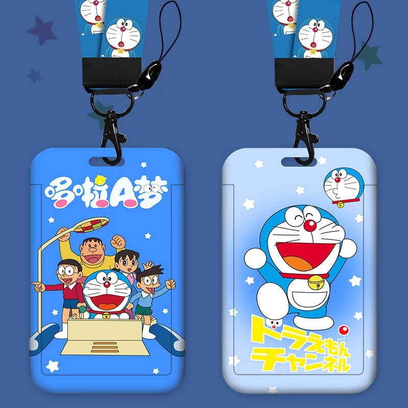 ป้ายชื่อโดราเอมอน เหมาะสําหรับบัตรรถบัส บัตรทํางาน ป้ายบัตรประจําตัว#FT011