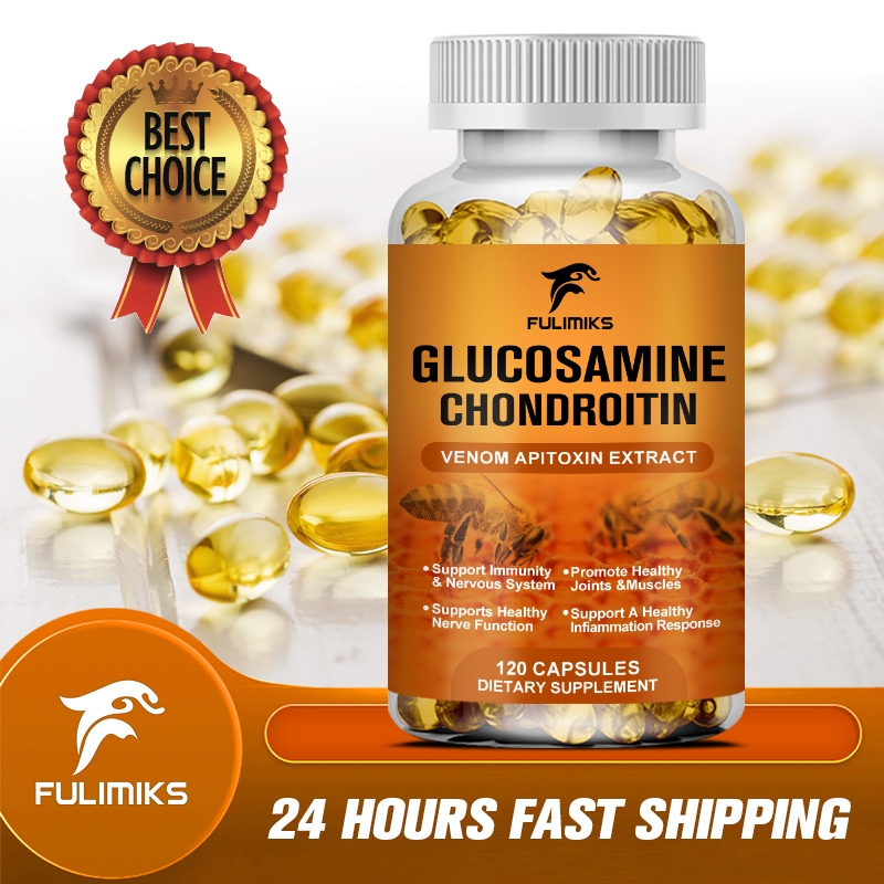 Glucosamine Chondroitin Capsules & MSM สูตรข้อต่อและกระดูกอ่อนขั้นสูง รองรับข้อต่อเพื่อสุขภาพ Mobility & กระดูกอ่อน