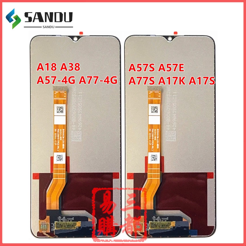 เหมาะสําหรับ OPPO A18 A38 A57 4G A57E A57S A17 A17K A78 5G ชุดหน้าจอ LCD