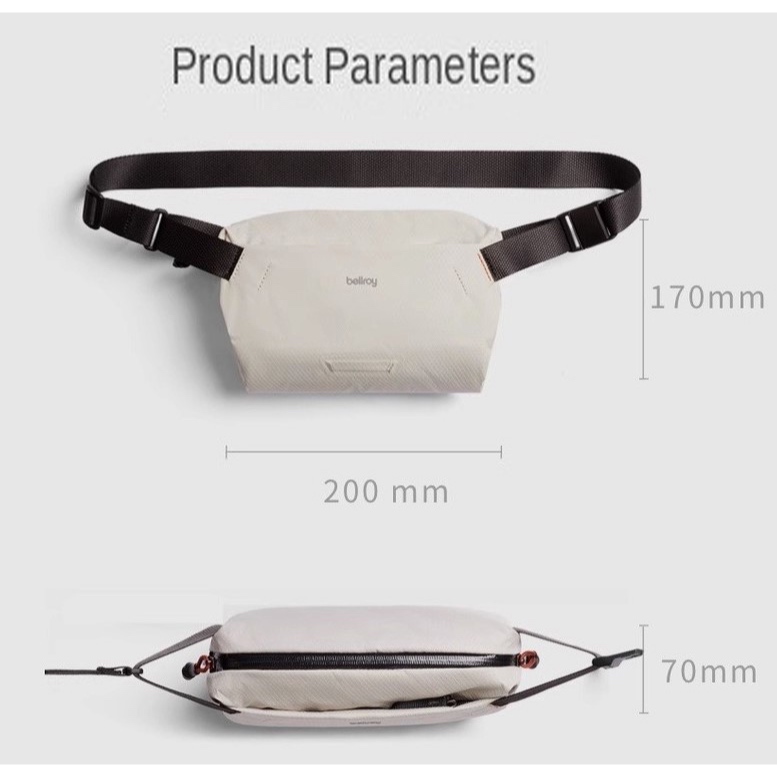 Bellroy Australia Lite Mini 4L Commuter Casual เอวกระเป๋า