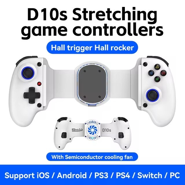 Bsp D8 Pro D9 D10S D11 แท็บเล็ตคอนโทรลเลอร์ไร้สายบลูทูธสําหรับจอยสติ๊กสวิทช์เกมยืดสําหรับ PS3 PS4 Gamepad Android IOS