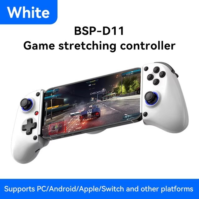 Bsp D8 Pro D9 D10S D11 แท็บเล็ตคอนโทรลเลอร์ไร้สายบลูทูธสําหรับจอยสติ๊กสวิทช์เกมยืดสําหรับ PS3 PS4 Gamepad Android IOS
