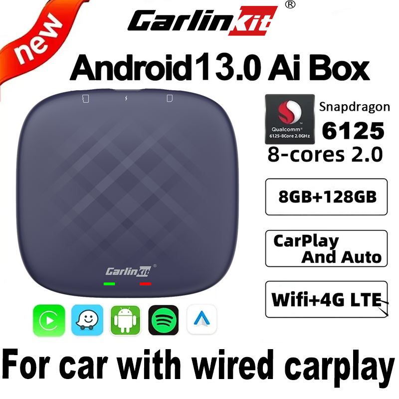 🇹🇭ส่งจากศูนย์ไทยครับ🇹🇭 CarlinKit CarPlay Ai Box PLUS Android 13 8G + 128G ไร้สาย Android Auto CarPla