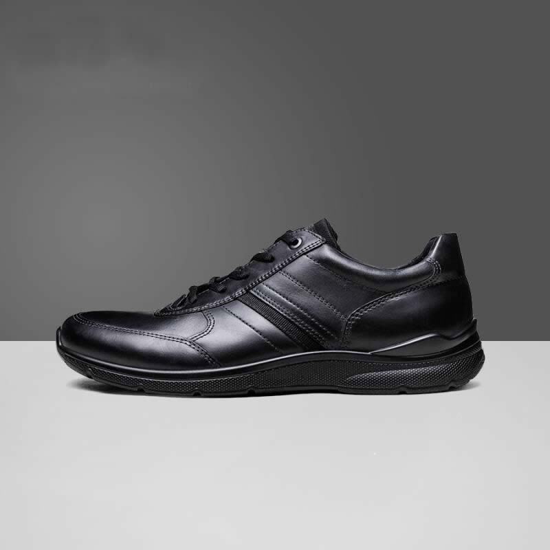 รองเท้าผู้ชาย Ecco รองเท้าลำลองธุรกิจ สีดำ