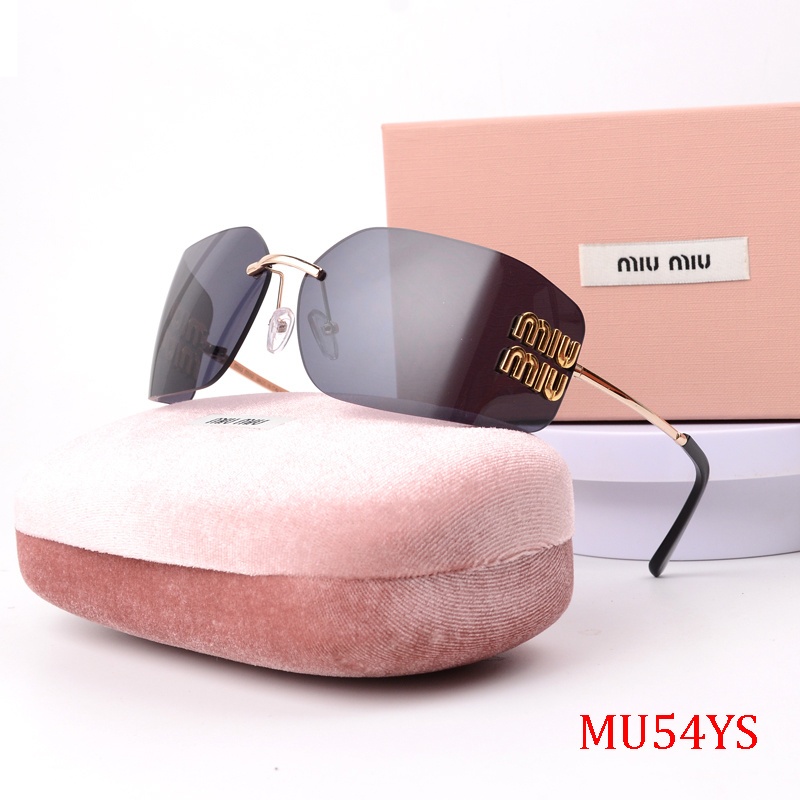 ใหม่ Retro อเมริกันสแควร์รอบกรอบโค้งแว่นตากันแดดแฟชั่น High-end สวมใส่แว่นตาบุคลิกภาพ MIU ตัวอักษรตกแต่งแว่นตากันแดด