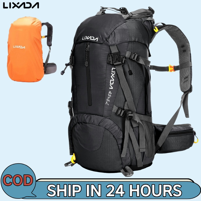 TREKKING Original Lixada กระเป๋าเป้สะพายหลังกันน้ําความจุ 50 ลิตร