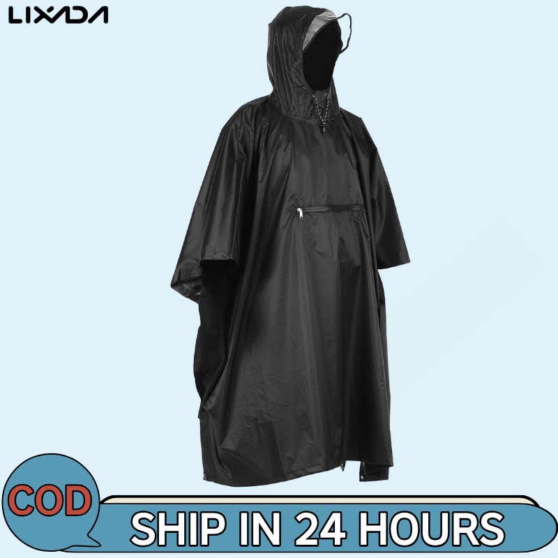LIXADA ขัด เสื้อแจ็กเก็ตเสื้อกันฝน กันน้ํา สําหรับขี่จักรยาน เดินป่า ตั้งแคมป์