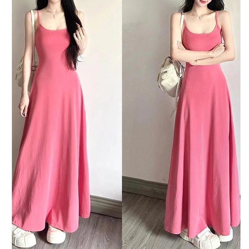 [Grace] ชุดเดรสเซ็กซี่สาวฮอต Slimmer Look Pure Desire สไตล์กระโปรง A-Line กระโปรง Hem ขนาดใหญ่ GR419 #