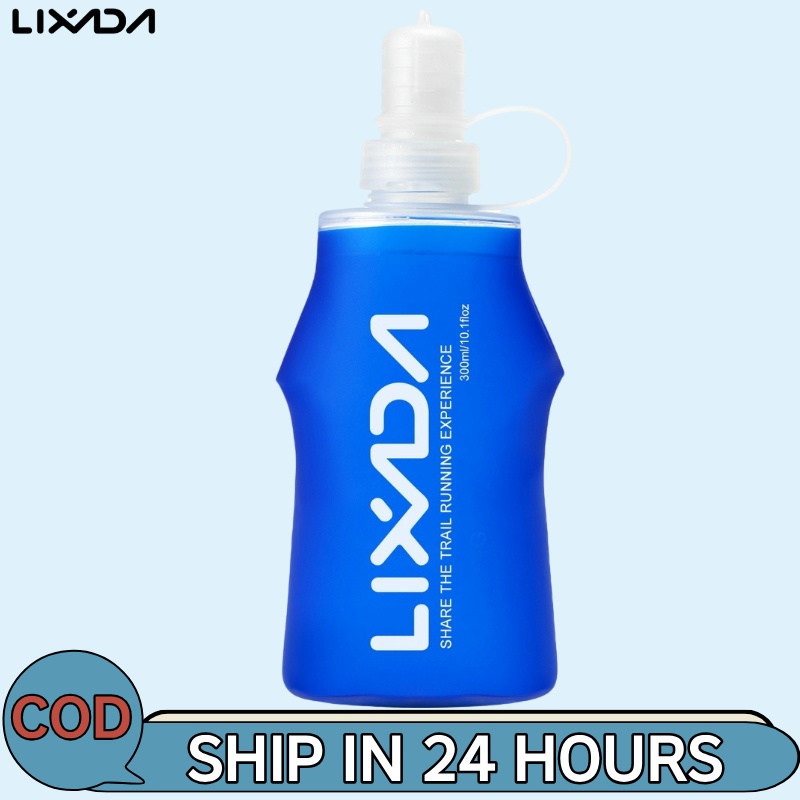 Lixada ขวดน้ําแบบพับได้ Bpa Free สําหรับวิ่งเดินป่าขี่จักรยาน