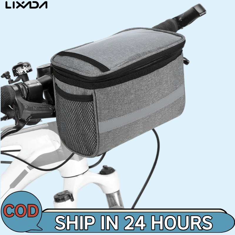 Original Lixada ขี ่ จักรยานจักรยานจักรยานฉนวนด ้ านหน ้ ากระเป ๋ า MTB จักรยาน Handlebar กระเป ๋ าตะกร ้ า Pannier Cooler กระเป ๋ าแถบสะท ้ อนแสง