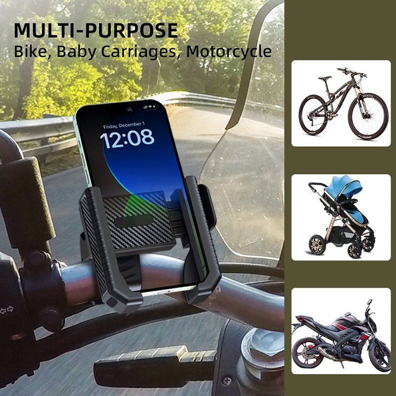 Untoom Universal จักรยานผู้ถือโทรศัพท์ Handlebar ขาตั้งรถจักรยานยนต์จักรยานโทรศัพท์สําหรับ iPhone 15 14 Pro Max Xiaomi GPS Brackets