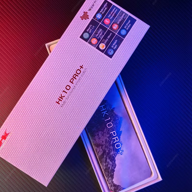 Hk10 Pro Plus (Gen5) AMOLED สมาร์ทวอท์ชผู้ชายผู้หญิงเข็มทิศ ChatGPT Gravity Sensing 3D เมนูอัลบั้ม S