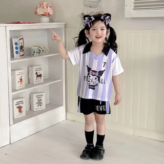 SweetKids พร้อมส่งจากกทม🌸ชุดเซ็ทแฟชั่นเด็กผู้หญิง🍓เสื้อผ้าแขนสั้นกางเกงขาสั้น ลายการ์ตูนน่ารัก สไตล์เกาหลี ลําลอง ฤดูร้อน