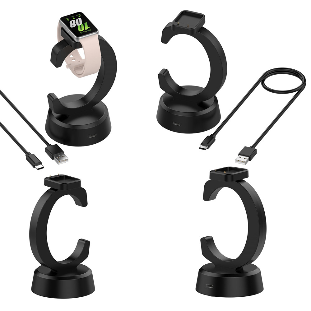 Fast charging Dock Charger Cradle สําหรับ Samsung Galaxy Fit 3 (SM-R390) USB Charger Stand สายอุปกรณ์เสริมนาฬิกาอัจฉริยะ C-รูปชาร์จ bracket
