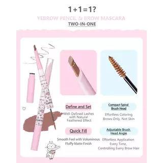 Flortte Good Friends Club Eyebrow Pencil & Brow Mascara