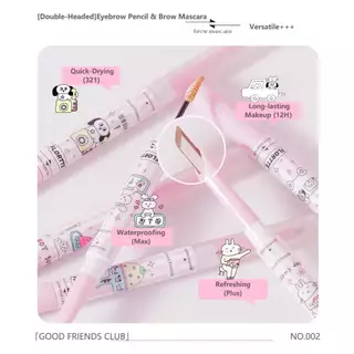 Flortte Good Friends Club Eyebrow Pencil & Brow Mascara