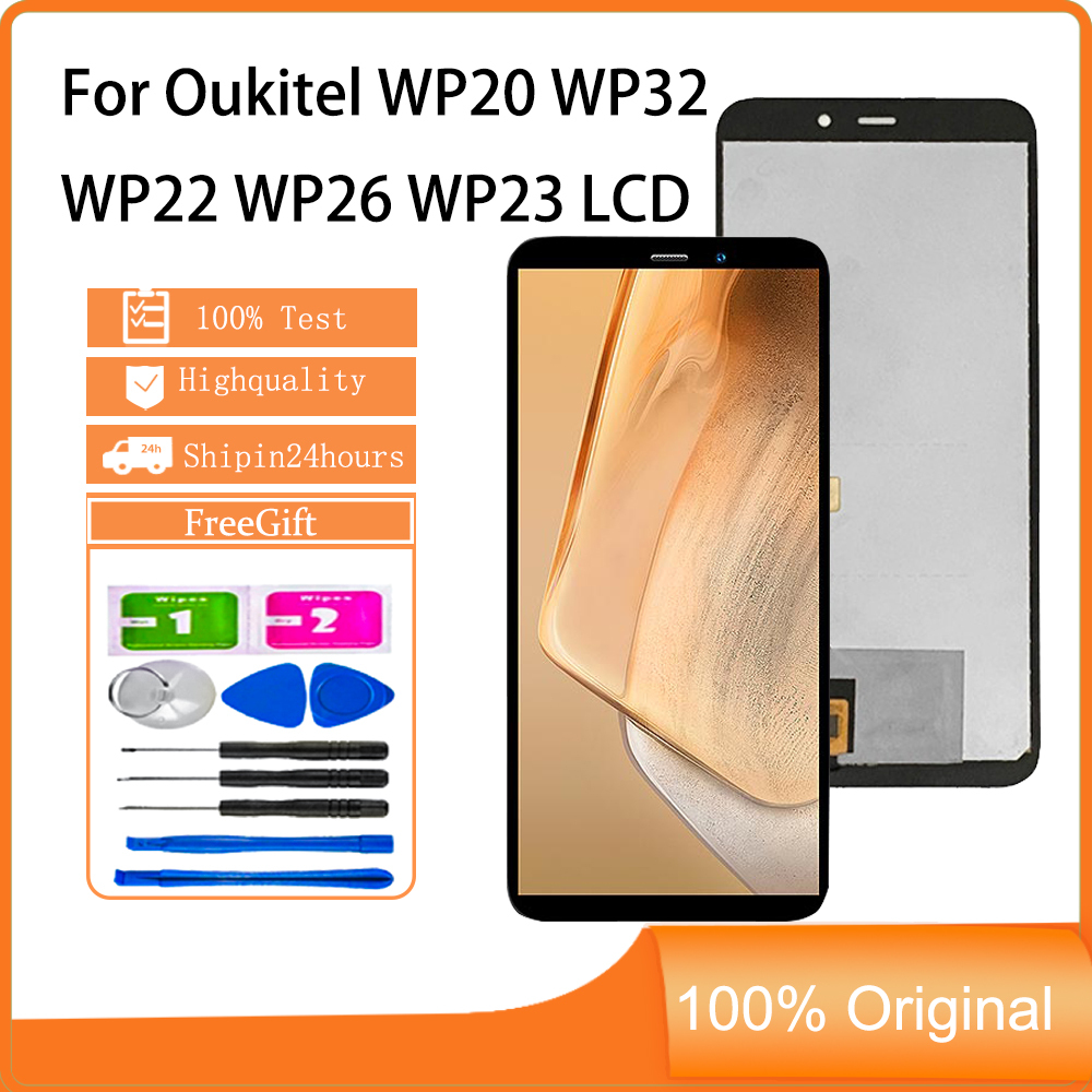 สําหรับ Oukitel WP20 WP32 WP22 WP26 WP23 WP23 Pro WP28 WP30 WP30 Pro WP36 WP33 WP23 Plus จอแสดงผล LC