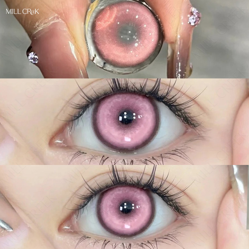 Mil CREEK คอนแทคเลนส์ขนาดใหญ่เส้นผ่านศูนย์กลาง 14.5mm2pcscosplay ฮาโลวีนสี Rendering1 ปีใช้ - รูปที่ 6