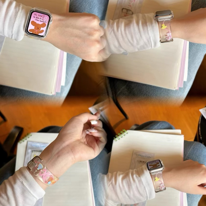 Bowknot Ballerina Bear รูปแบบนาฬิกาสําหรับ Apple Watch รูปที่ 6
