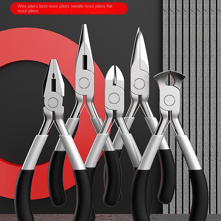 St.kunkka 16.6 ซม.มินิคีม DIY เครื ่ องมือตกปลาคีมขนาดเล ็ กเข ็ ม-จมูกคีมคีมแนวทแยง คีม คีมตัดลวดอเนกประสงค์ สําหรับทําเครื่องประดับ คีมมินิ