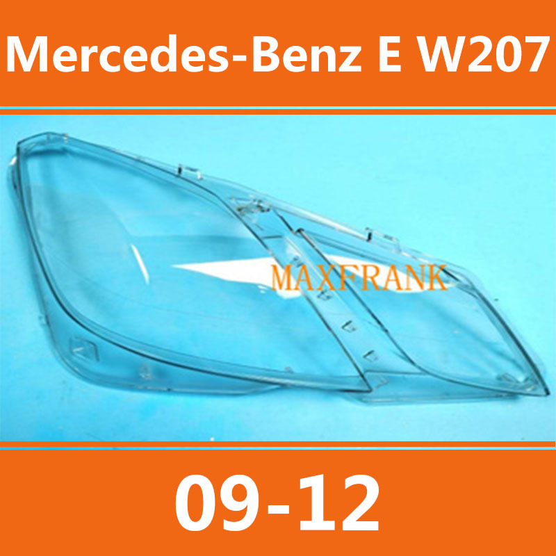 ฝาครอบเลนส์ไฟหน้า สําหรับ Mercedes Benz E coupe w207 2009-2012 เลนส์ไฟหน้า ฝาครอบไฟหน้า ไฟหน้ารถยนต์