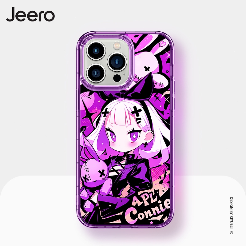 Jeero เคสไอโฟน เคสซิลิโคนนุ่มกันกระแทกใสการ์ตูนตลก เคสโทรศัพท์ iPhone 16 15 14 13 12 11 Pro Max SE 2020 X XR XS ip 8 7 Plus MZ08