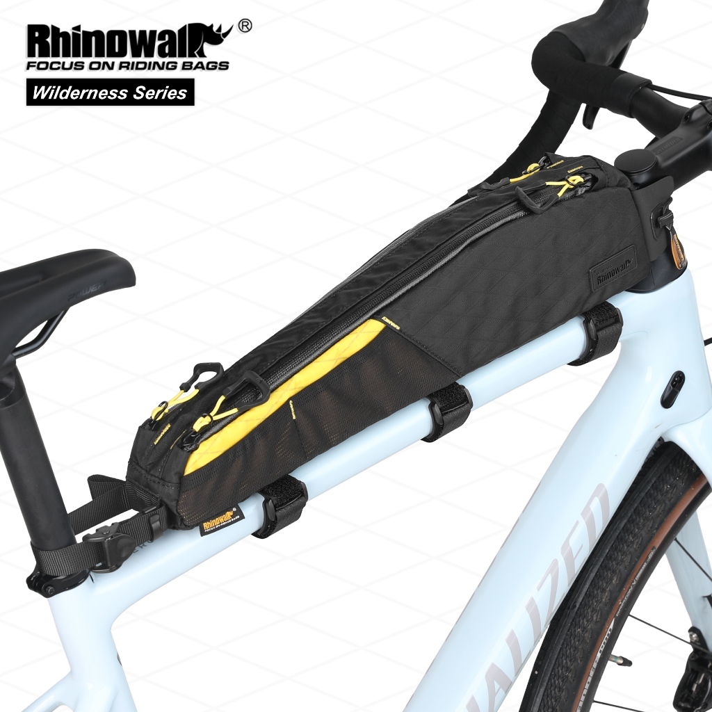 Rhinowalk Wilderness Series-Extending Bicycle Top Tube Bag (2.1L)