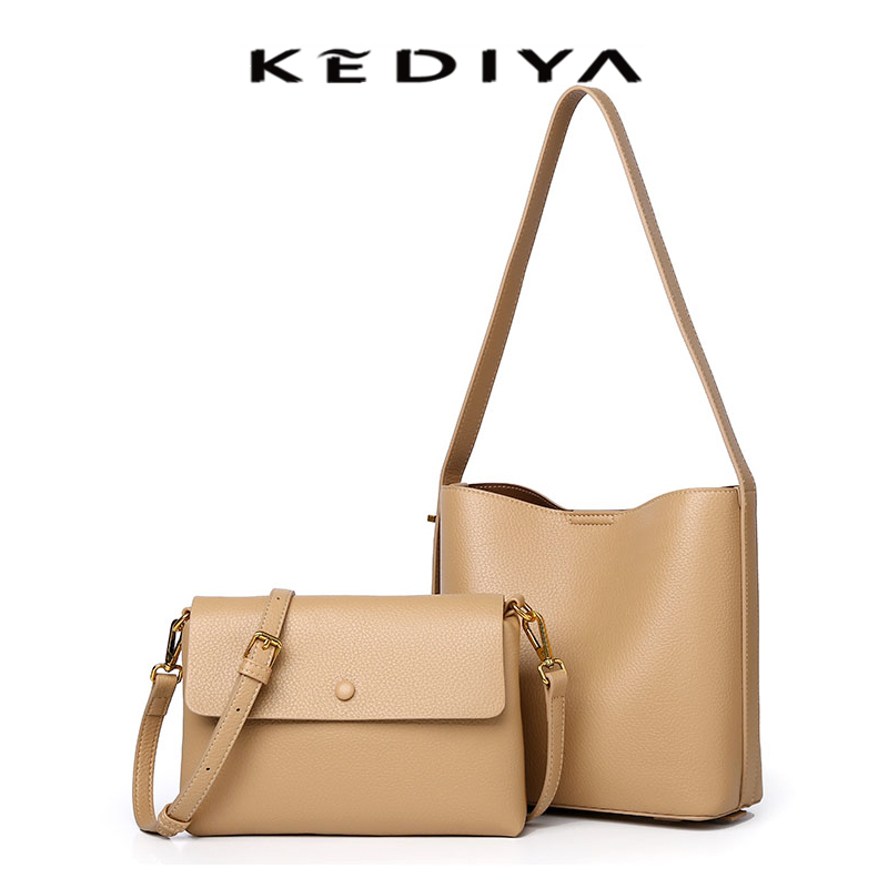 กระเป๋าถัง KEDIYA 2024 กระเป๋าสะพายแฟชั่นคุณภาพดีกระเป๋าสะพายข้างสําหรับผู้หญิง